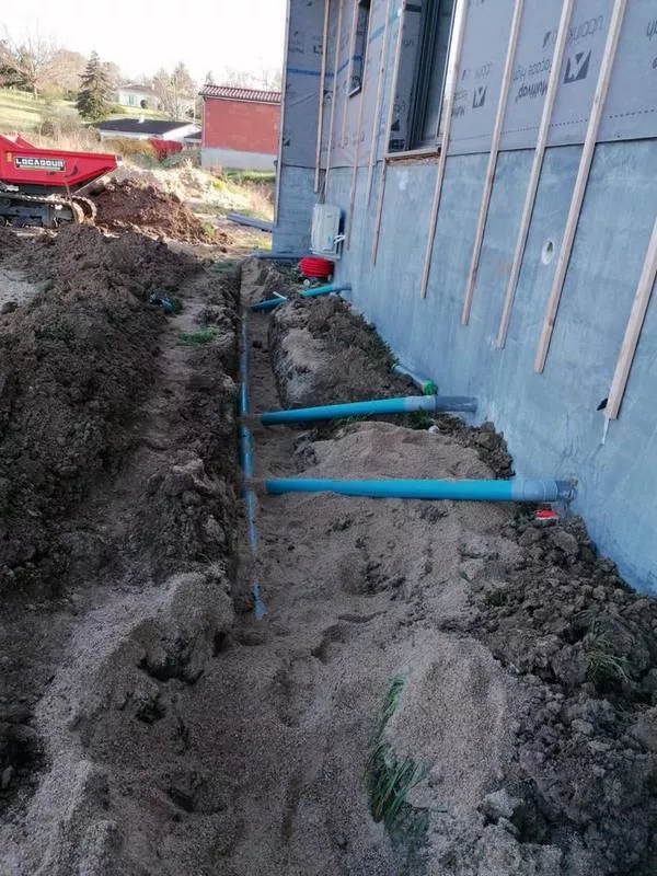 Travaux d'assainissement, Eymet, ARDIGO TP