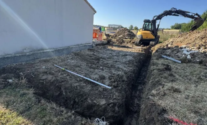 Terrassement et fondations pour une extension de maison à Sigoulès, entre Bergerac et Eymet, Eymet, ARDIGO TP