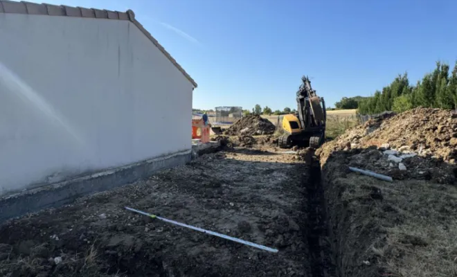 Terrassement et fondations pour une extension de maison à Sigoulès, entre Bergerac et Eymet, Eymet, ARDIGO TP